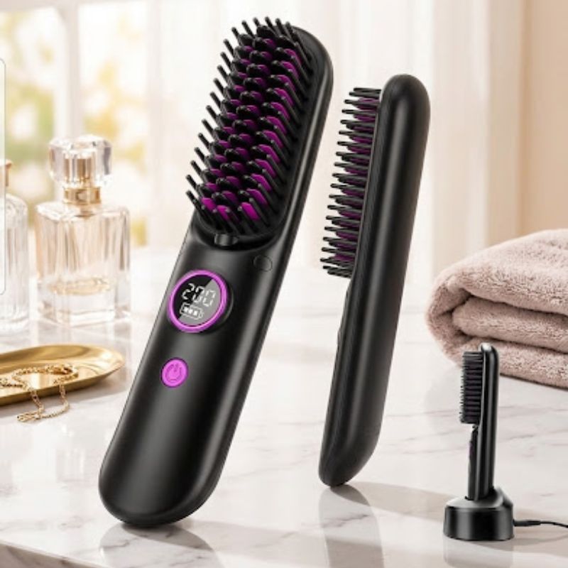 Wireless Hair Straightener - Portable Perfection