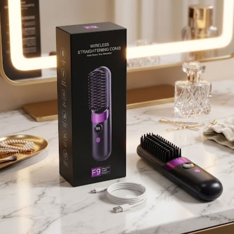 Wireless Hair Straightener - Portable Perfection