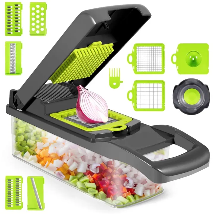 16-in-1 Vegetable Cutter | Ultimate Kitchen Chopper, Slicer & Grater thumbnail 2