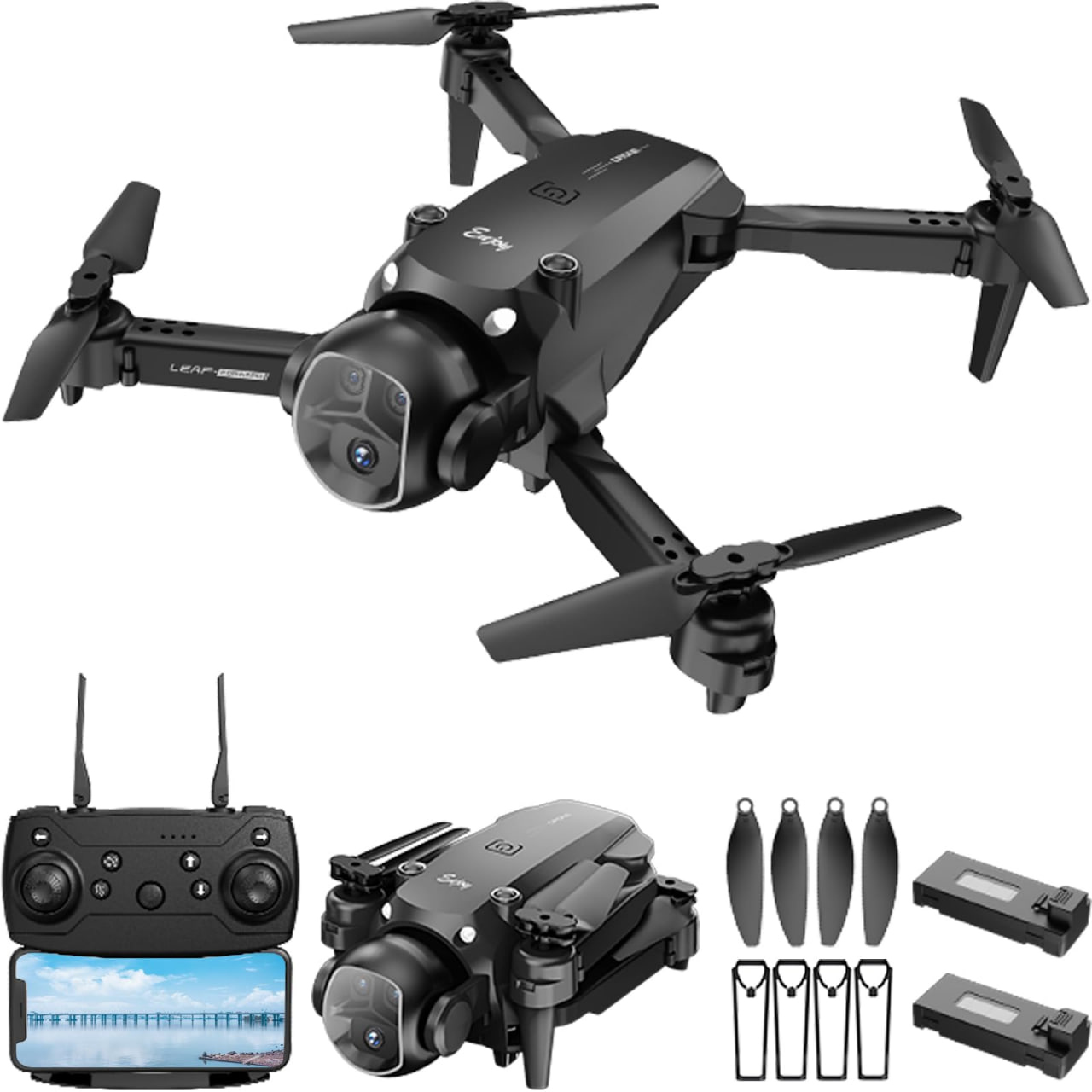 H20 Mini Foldable Aerial Drone with Dual HD Camera thumbnail 4