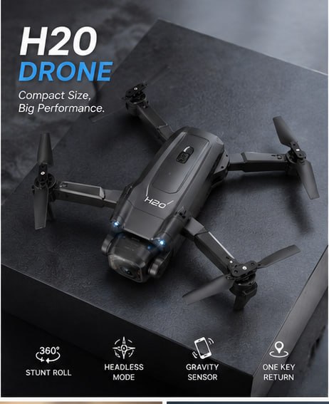 H20 Mini Foldable Aerial Drone with Dual HD Camera thumbnail 8