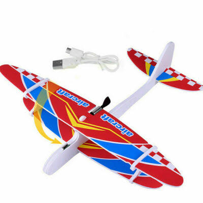 Flying Glider Plane | Hand Throw Motorized Rechargeable RC Airplane Toy thumbnail 3