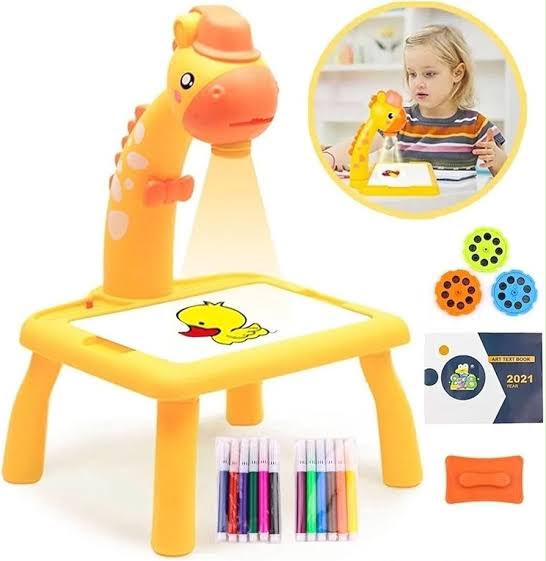 LED Projector Children Learning Desk | Art Drowing Borad Table
