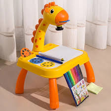 LED Projector Children Learning Desk | Art Drowing Borad Table thumbnail 3