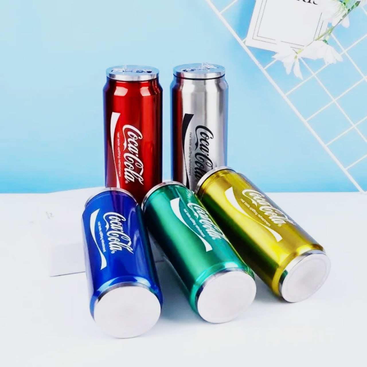 Cola Can Shape Water Bottle thumbnail 1