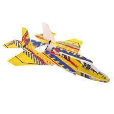 Flying Glider Jet Plane - | Hand Throw Motorized Rechargeable RC Airplane Toy thumbnail 5
